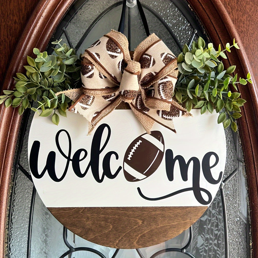 Welcome Football Sign | Football Decor | Front Door Decor | Fall Door Hanger | Football Wreath | Fall Welcome Sign | Fall Door Hanger | Fall Welcome Football Sign | Football Decor | Front Door Decor | Fall Door Hanger | Football Wreath | Fall Welcome Sign | Fall Door Hanger | Fall